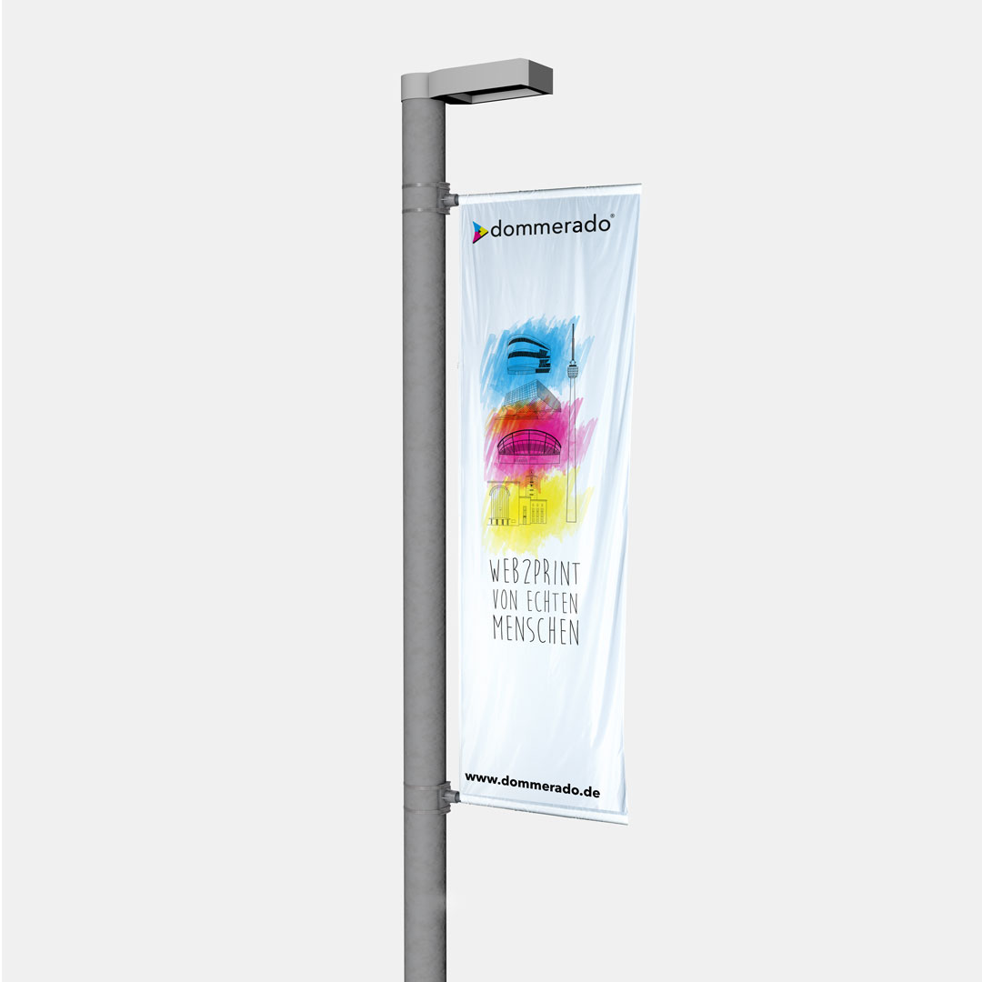 Bannerhalterungsset Laternenmast